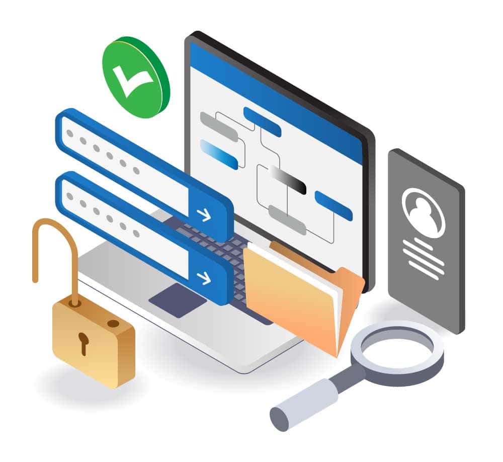 Computer security graphic