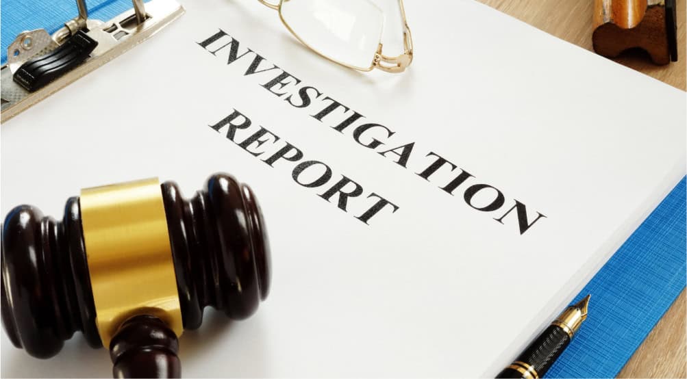 Legal imperative for digital forensic Investigations. Investigation report